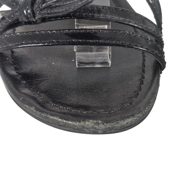 Prada Sport Women Black Wedge Sandal 36 Strappy Gorpcore Minimalist Quiet Luxury - Picture 14 of 16